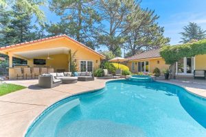 Photo of a Luxurious Pool at a Woodfield Property, near the Best Sonoma County Golf Courses.