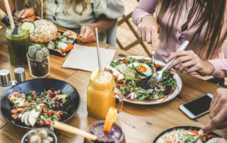 Photo of breakfast and lunch items available for a brunch in Sonoma