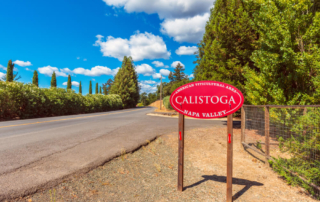 View when entering the town of Calistoga: things to do in Calistoga